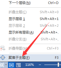 MindManager思维导图怎么实用聚焦于主题功能?