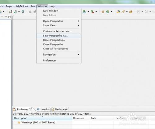 MyEclipse视图界面乱了怎么调整