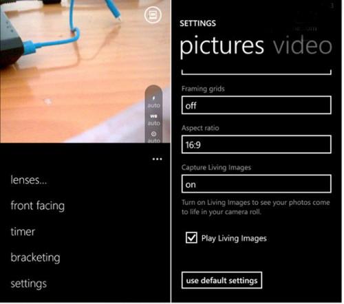 诺基亚Lumia将动态影像保存为720P视频的方法