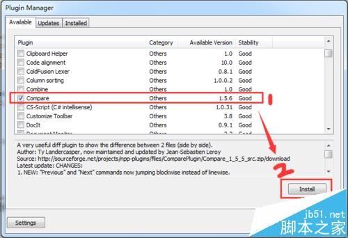 Notepad++怎么将两个文件内容比较?