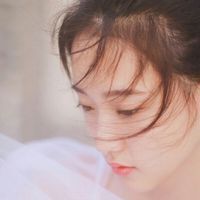 女生侧脸QQ唯美头像