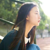 女生侧脸QQ唯美头像