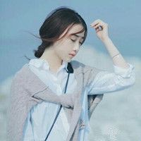 女生侧脸QQ唯美头像