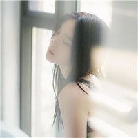 女生侧脸QQ唯美头像