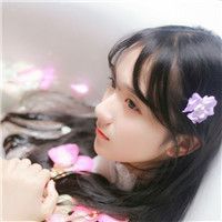 女生侧脸QQ唯美头像