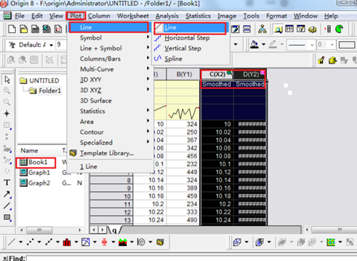 origin怎么平滑曲线 origin画平滑曲线图文教程