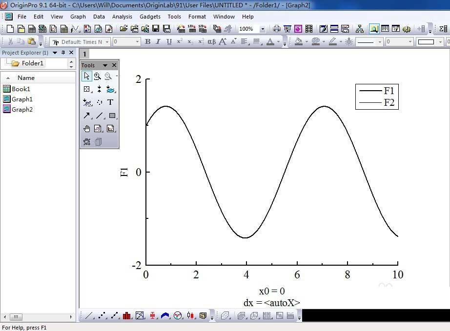 originpro9.1怎么进行函数绘图？Origin9.1函数绘图操作指南