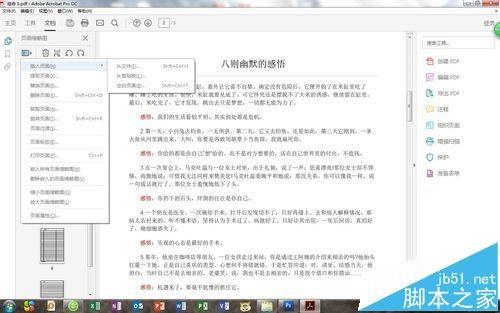 PDF文件怎么添加其他文件?