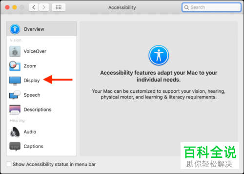 苹果的Mac电脑的灰度即黑白屏幕如何开启