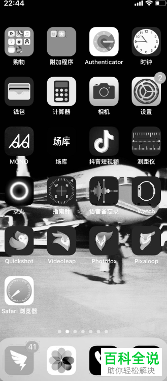 苹果iphone11手机怎么将屏幕变成黑白效果