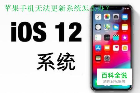 苹果手机（iPhone）更新不了系统怎么办？
