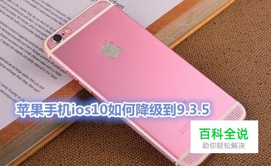 苹果手机ios10如何降级到9.3.5