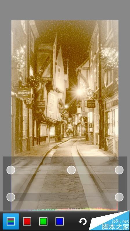 photoshop手机版怎么给图片制作复古风格?