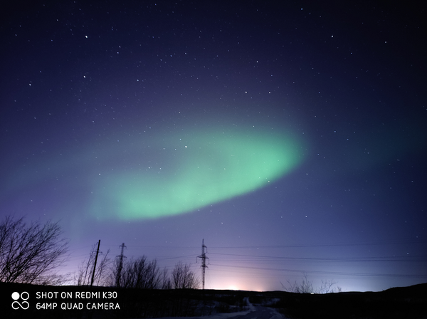 拍极光用什么相机（红米k30拍照炫光）