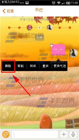 碰碰聊天对话记录如何删除?