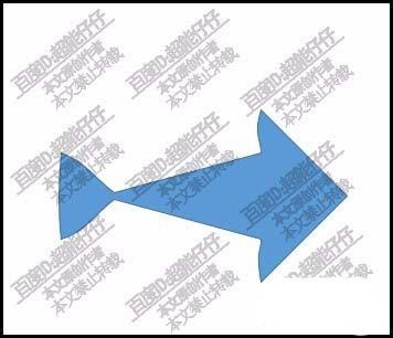 PPT箭头怎么修改为鱼形状?