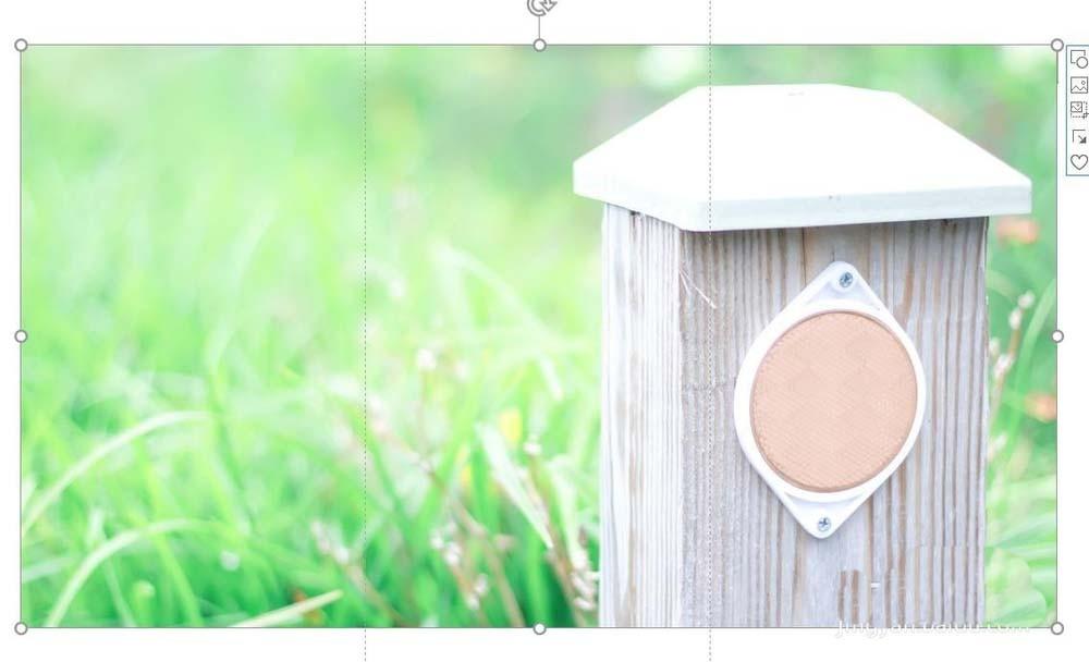 ppt图片怎么竖向等分成三份?