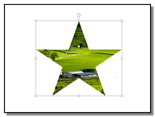 PPT怎么将图片裁剪成立体五角星样式 ？