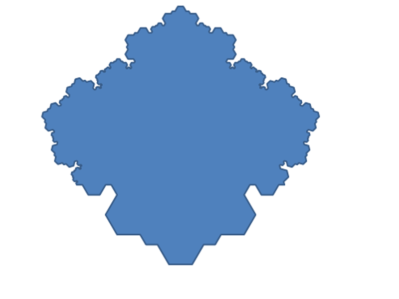 ppt怎么画复杂的图形? ppt绘制雪花图形的教程