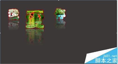 PPT怎么制作字体图形倒影效果?