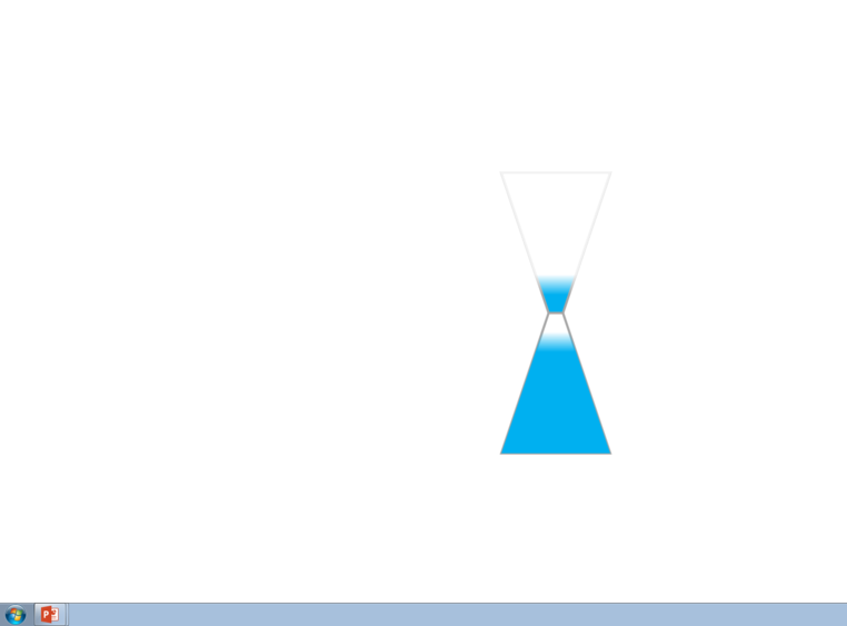 PPT怎么制作漂亮的沙漏动画效果?