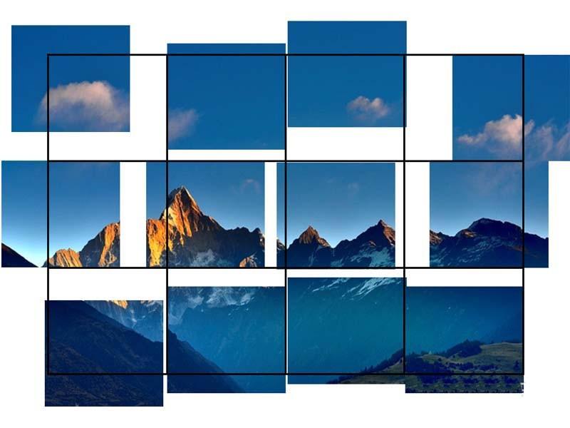 ppt怎么给图片添加分裂效果?