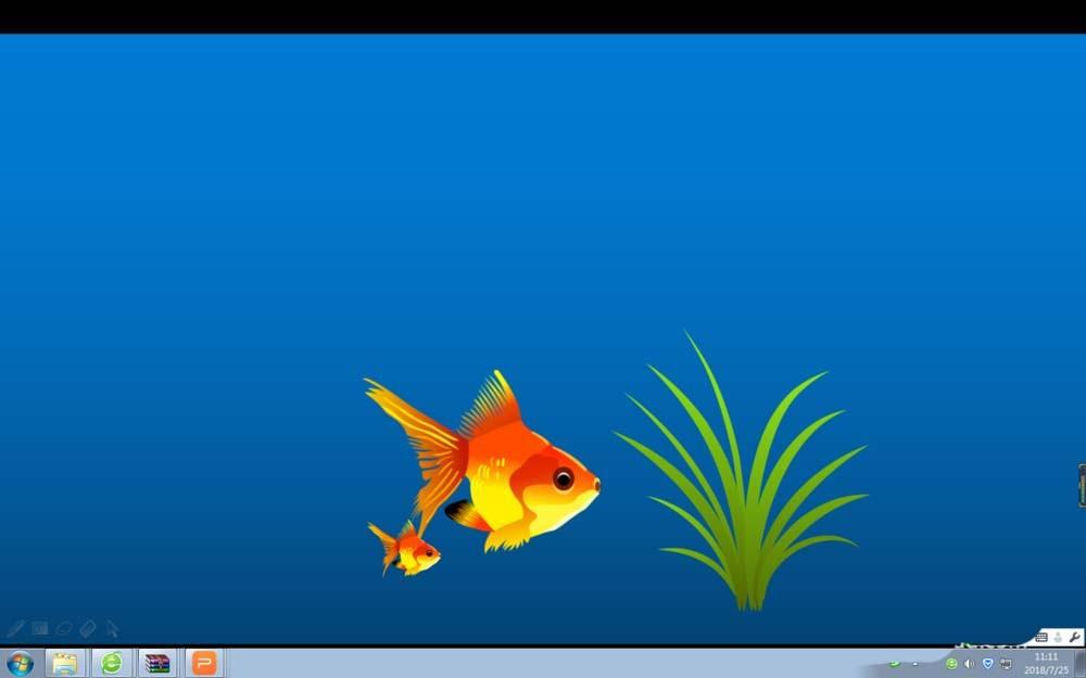 ppt怎么制作金鱼吐水泡的动画效果?