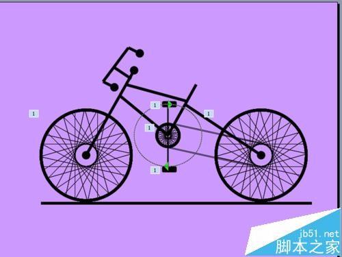 ppt怎么制作转动的自行车的动画?