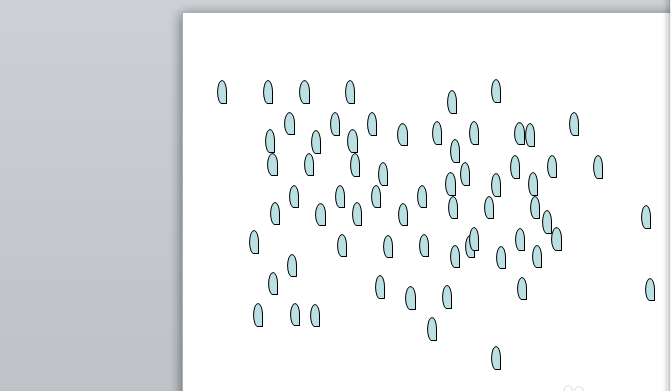 ppt怎么制作下雨的动画? ppt雨点滴落效果的制作方法
