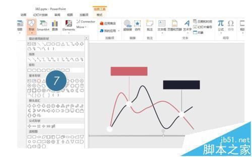 PPT中怎么绘制曲线折线图?