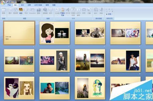 PPT制作的展示相册怎么对图片进行修改?