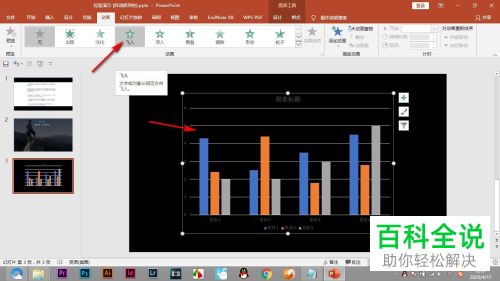 PPT怎么设置图表按系统显示动画