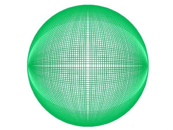 ppt怎么使用三维递增功能绘制创意的线条球体?