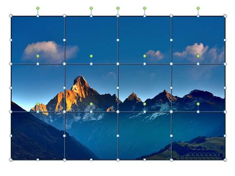 ppt怎么给图片添加分裂效果?