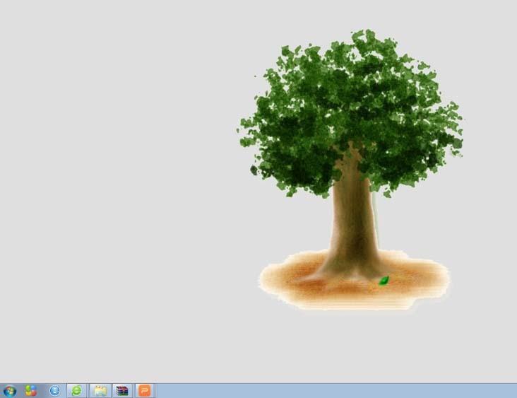 PPT怎么制作树苗慢慢成长成大树的动画?