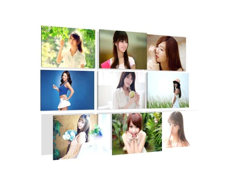 ppt怎么制作三维照片墙效果?