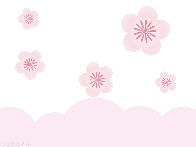 PPT怎么画桃花? ppt桃花素材的设计方法
