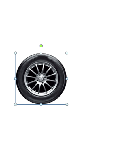 ppt中怎么制作一个直线滚动的车轮?