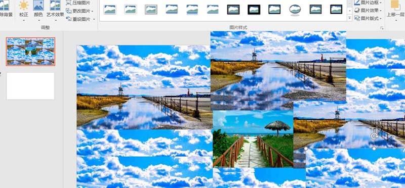 PPT拼接图片怎么裁剪成立体心形效果?