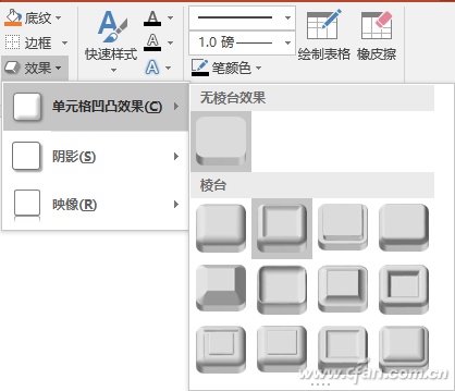 PPT2016中如何为表格打造3D效果