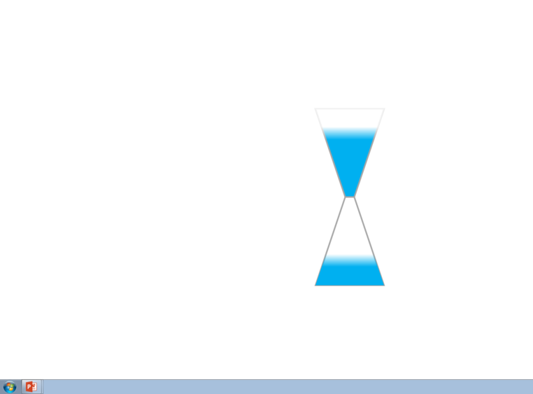 PPT怎么制作漂亮的沙漏动画效果?