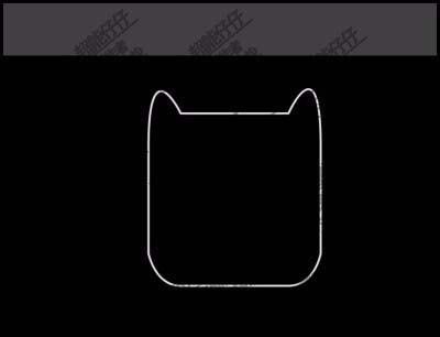 premiere怎么绘制天猫图标轮廓图?