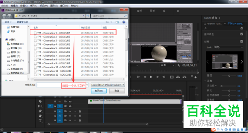premiere怎么给视频添加调色预设LUT文件效果