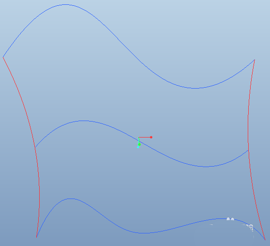 ProE怎么创建创建双向边界混合曲面?