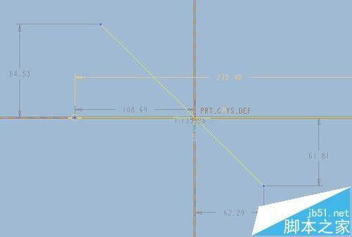 proe两点距离怎么标注尺寸?