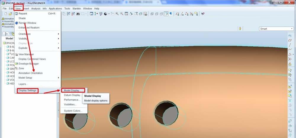 ProE零件出现锯齿边该怎么解决?