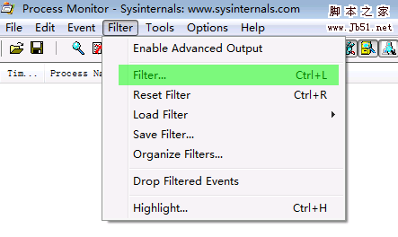 Process Monitor使用实例方法