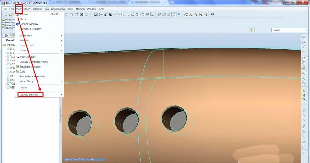 ProE零件出现锯齿边该怎么解决?