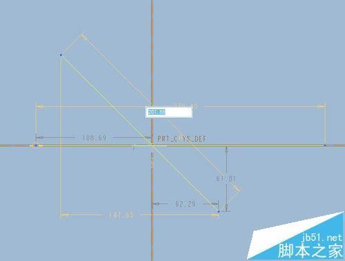 proe两点距离怎么标注尺寸?