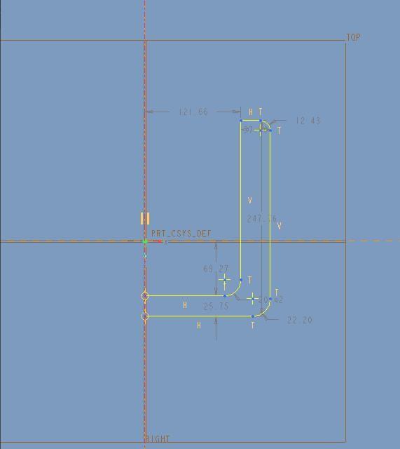 proe怎么绘制一个柱形的杯子模型?